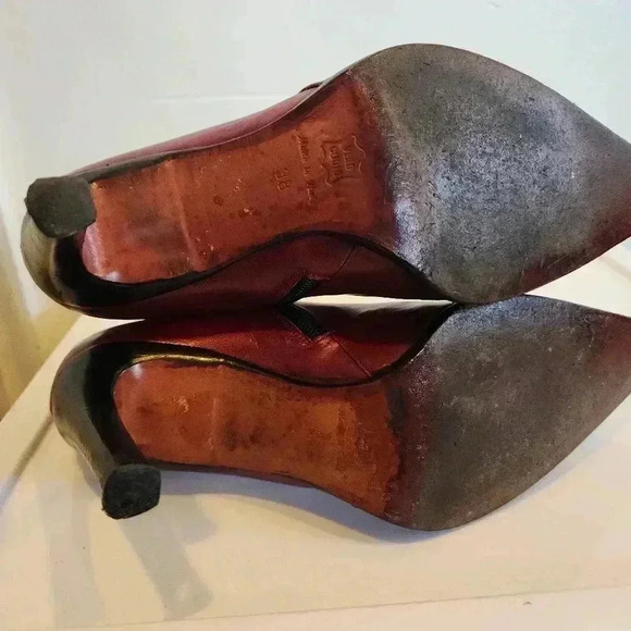 Vintage made in Italy Vaccaro boots with real rhinestones - Picture 6 of 9